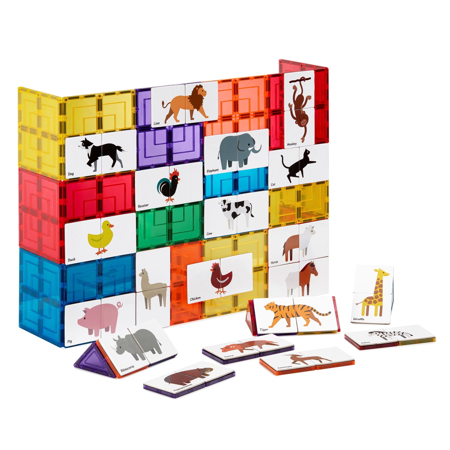 <tc>Magnetische Tegel Topper - Dieren Duo Puzzel Pakket (40 Stukken)</tc>